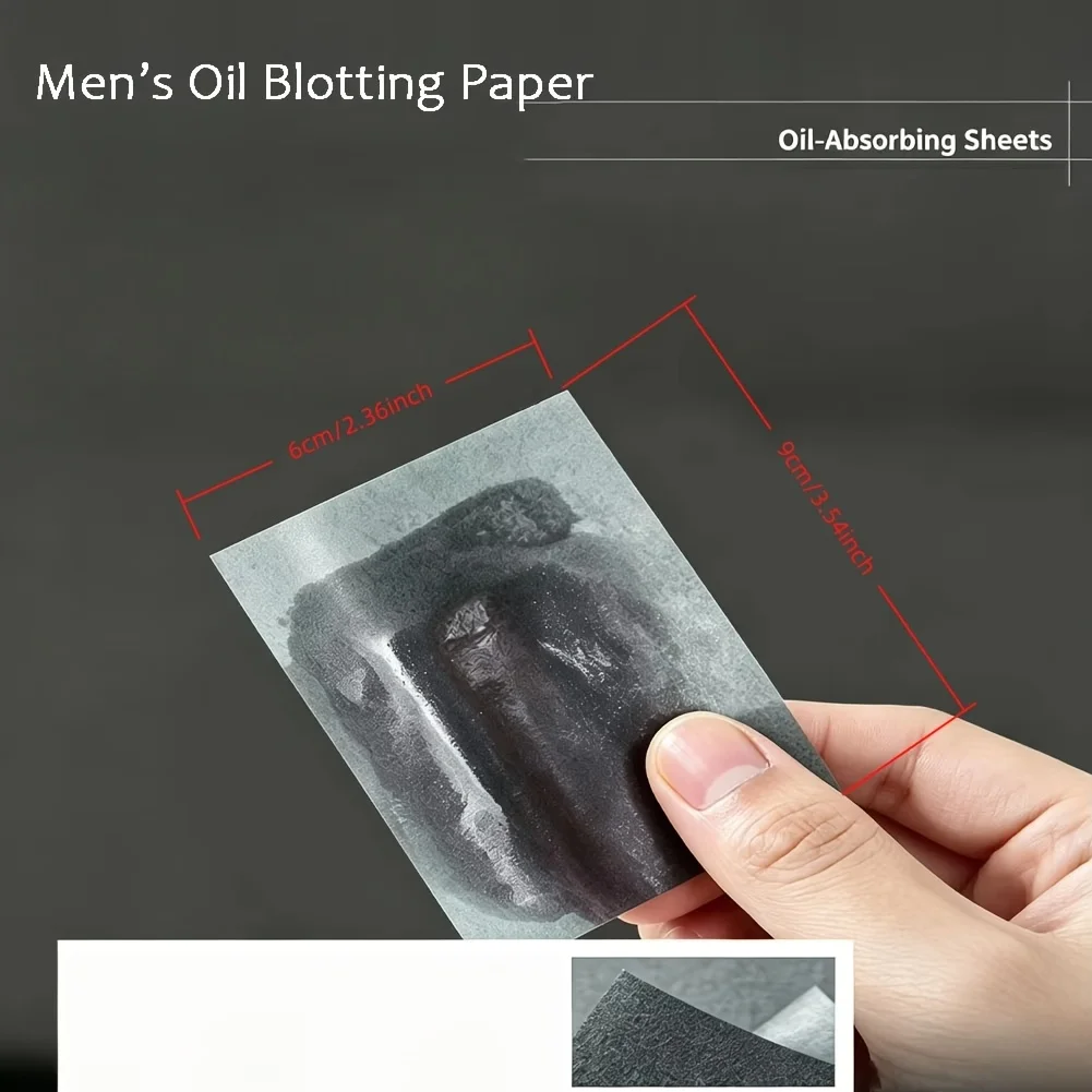 200sheets/2boxes Men's outdoor oil absorbing facial tissue, portable boxed facial tissue