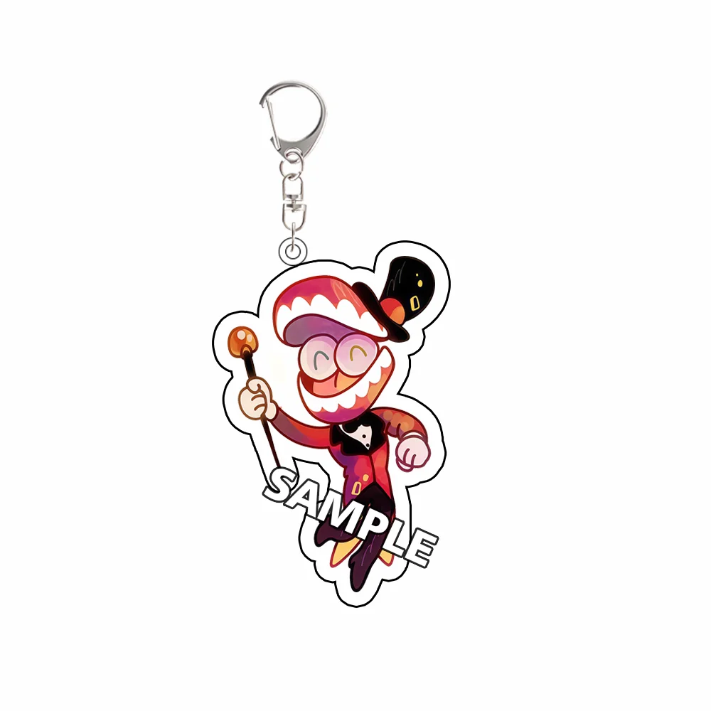 For TADC Caine Bubble Series Anime Peripheral Acrylic KeyChain Custom Cartoon Cute Backpack Pendant Exquisite Festival Gift view 6