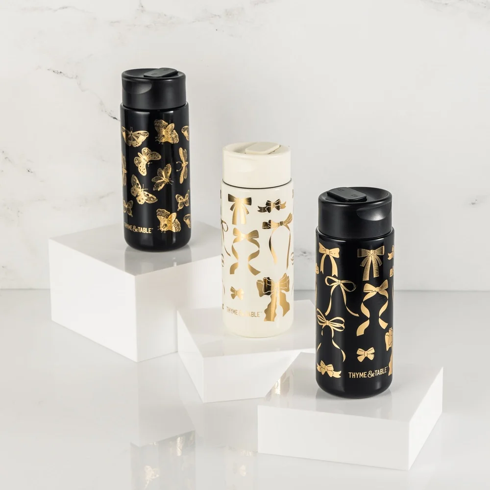 Stainless Steel Travel Coffee Tumbler 22oz Leak-Proof Double Wall Insulated Mug Keeps Drinks Hot Cold Fits Most Cupholders