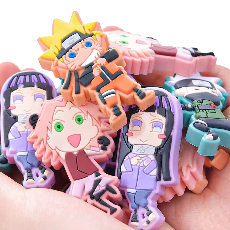 Naruto Uzumaki Sasuke Kinder Cartoon Animation Peripherie Überraschung Geschenk box Student kreative Modell Blind Box Radiergummi Geschenk