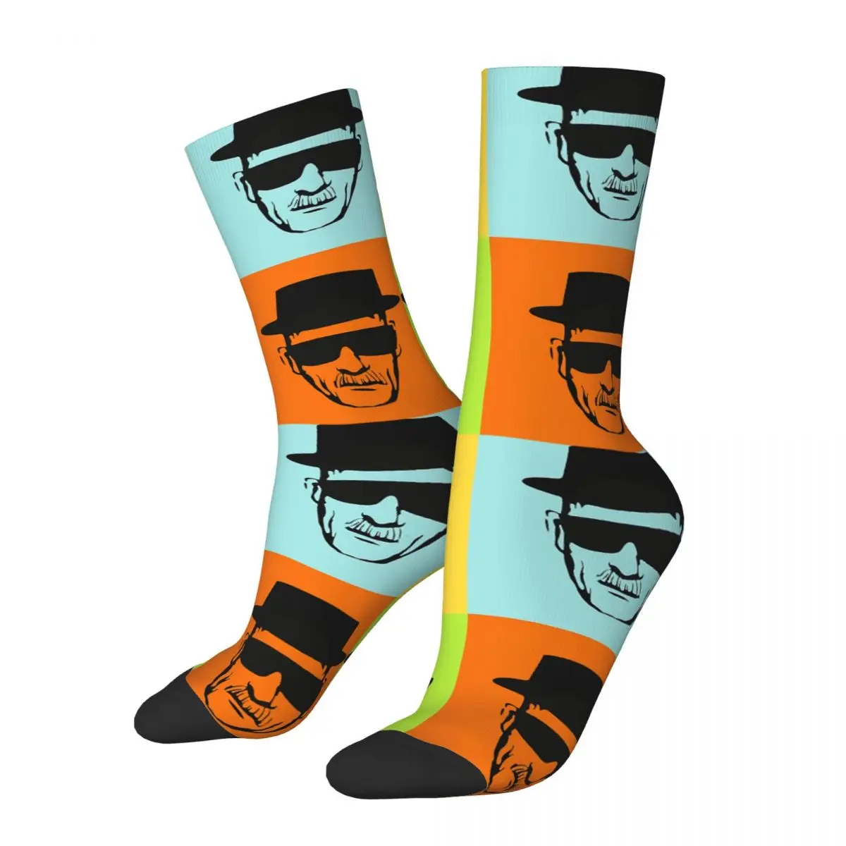 Heisenberg Breaking Bad Kawaii Socks Sports Femme Stockings Print Pattern Calf Sock