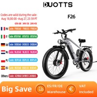 DUOTTS F26 Electric Bike 750W*2 Dual Motors 48V20AH Battery Adult City Electric Bicycle 26 Inch Mountain E-Bike