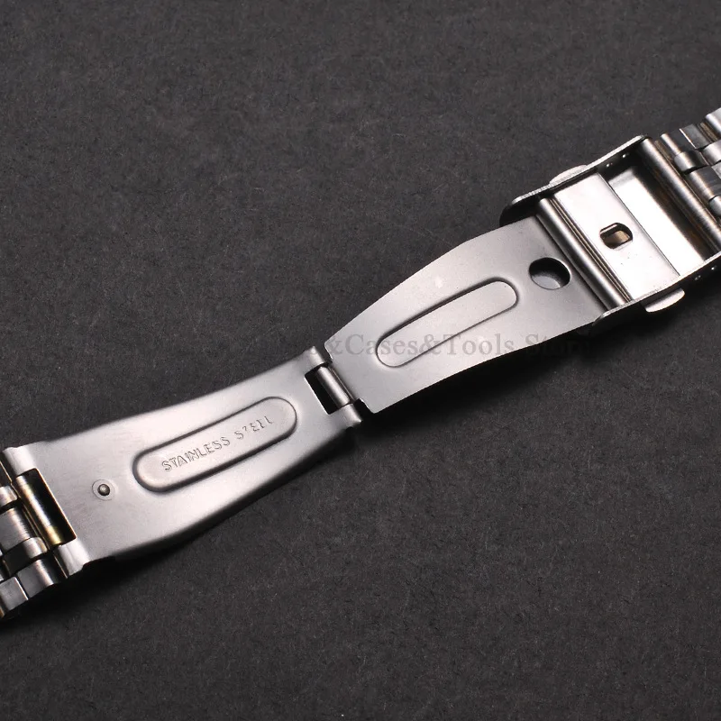 Stainless Steel Watch Strap Folding Buckle Silver Gold Women Men Bracelet 18mm 20mm 22mm for Huawei Watch Gt3/Gt4 46mm Wristband