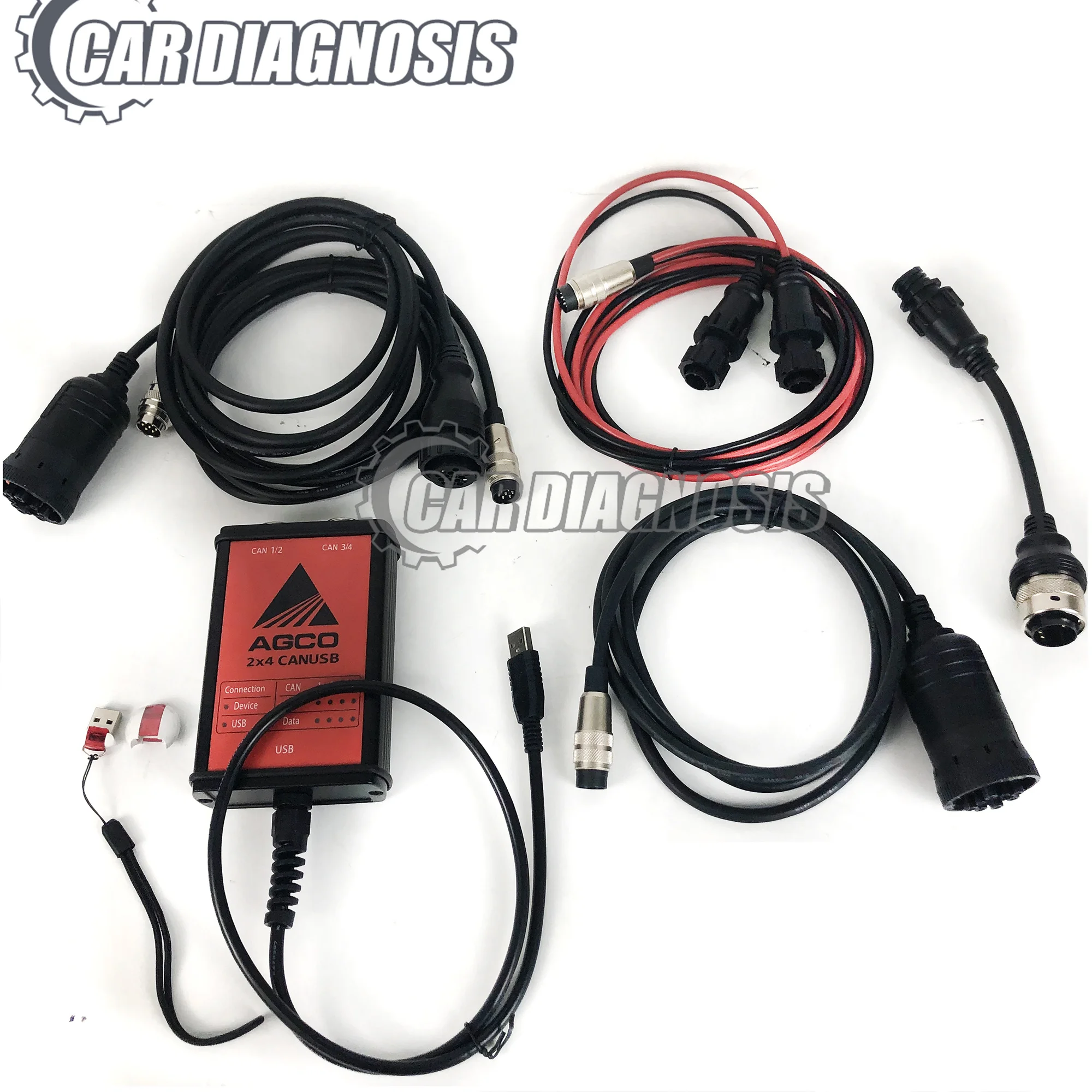 

Electronic Diagnostic Tool for AGCO diagnostic kit FENDT EDT agriculture tractor diagnostic tool with key dongle