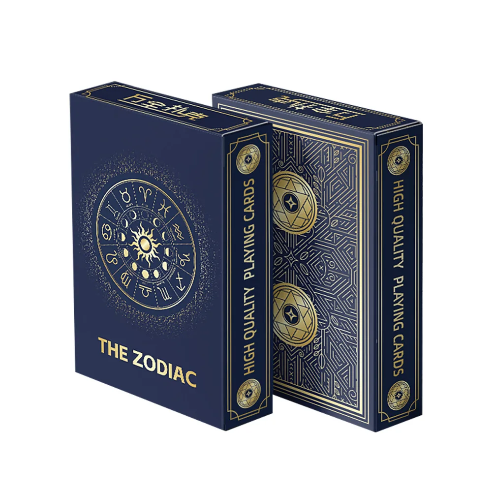 

Высококачественная ПВХ-ткань с изображением двенадцати созвездий для покера, матовый пластик, водонепроницаемый, прочный и не деформируется