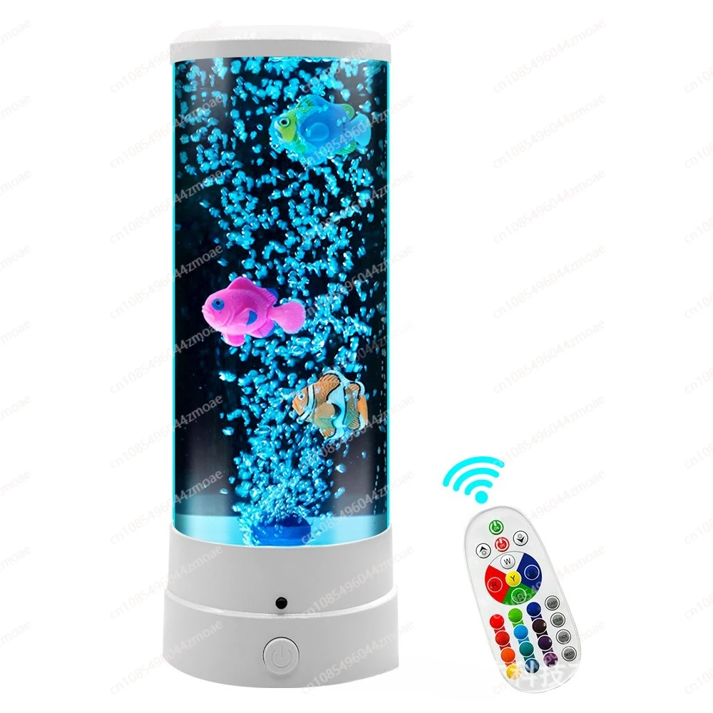 Bubble Fish LED colorato, luce ambientale per meduse USB