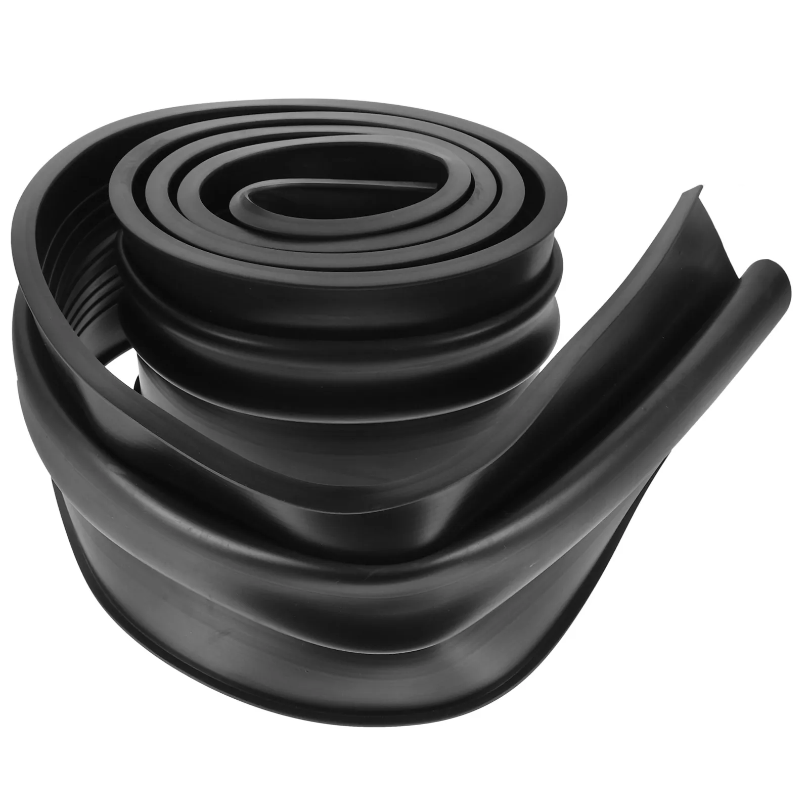 

2M Black Rubber Garage Door Seal Strip Weatherproof Windproof Water Resistant Bottom Seals Easy Cut Practical Sealing Strips