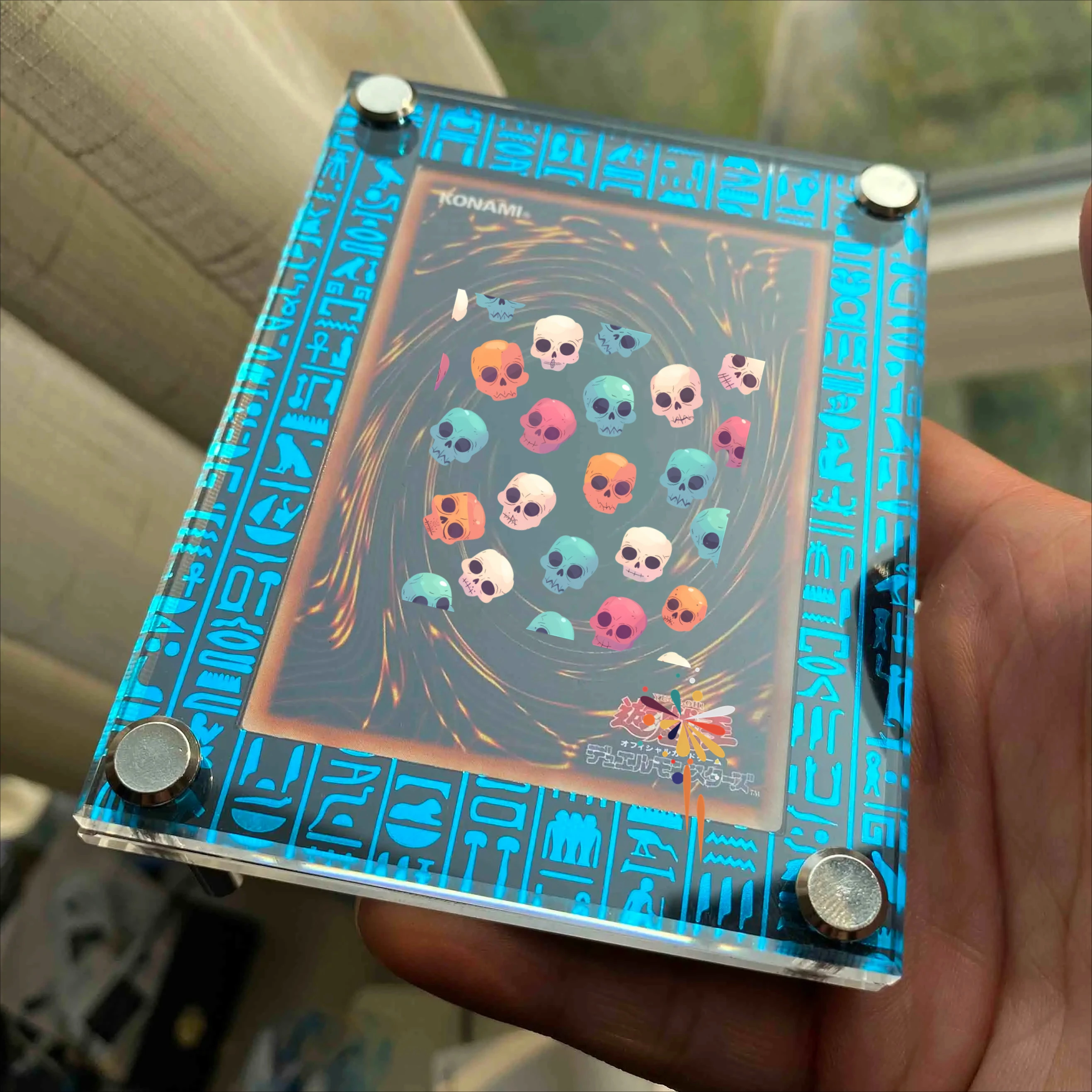 Yu Gi Oh Anime Character Card Brick Egyptian God Blue-Eyes White Dragon Tormentor Ultimate Gold Stamping Laser Triple No Card