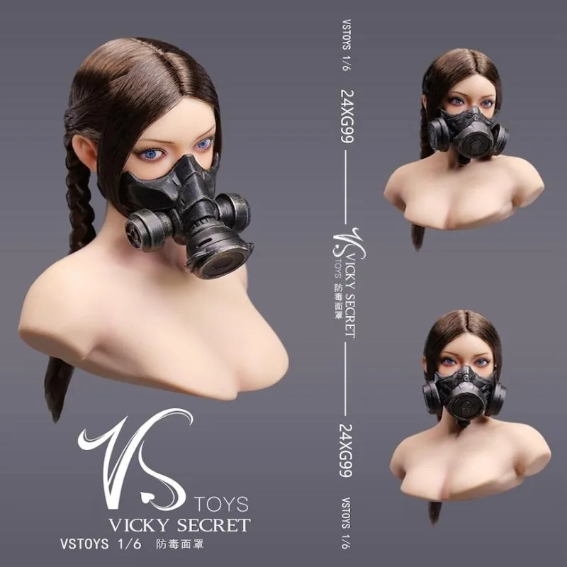 

VSTOYS 1/6 Gas Mask Accessory 24XG99 Is Suitable for 12-inch Movable Soldier Figurine Model Decoration As A Festival Gift Toys