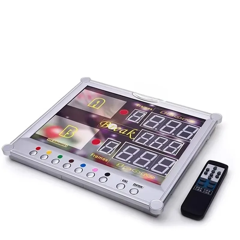 Digital Electronic Pool Scoreboard Auto Billiards Score Counter Wall Mounted Score Display Equipment Billiard Hall Entertainment