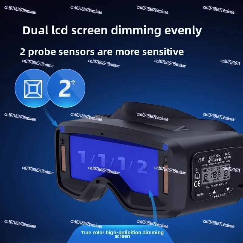 Automatic Variable Light Welding Goggles Welding Special Argon Arc Welding Anti-fog Mask G30