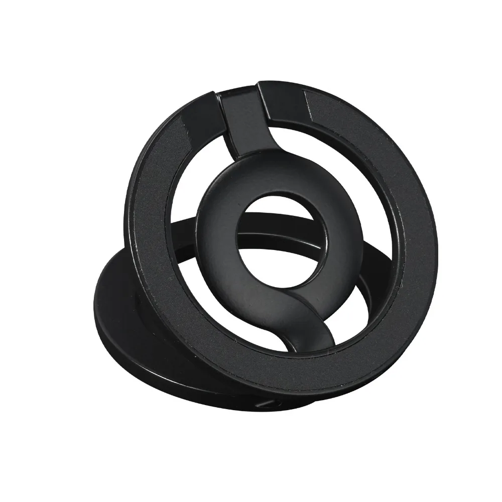

Portable Magnetic Double-sided Phone Stand Foldable Desktop Phone Finger Ring Holder Adjustable Metal Cell Phone Bracket