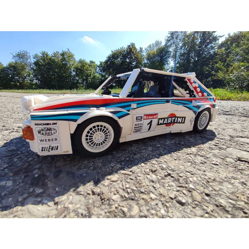 MOC-141377 bloques de construcción de carreras de coches deportivos icónicos modelo 1309 PartsMOC creativos niños cumpleaños juguetes de bloques de construcción regalos