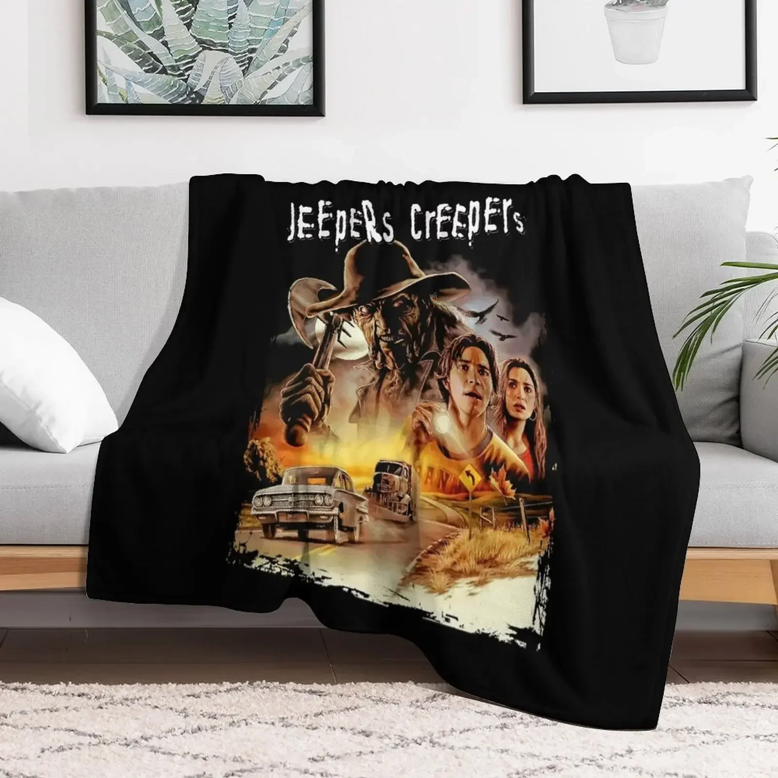 Jeepers Creepers Essential Throw Blanket Decorative Beds Winter beds Blankets