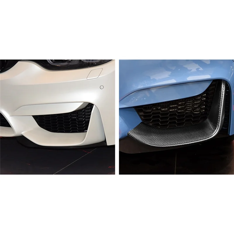 

AR-передний бампер, угловой воздухозаборник, декоративный фартук на переднее крыло для BMW M3 F80, передний сплиттер, спойлер