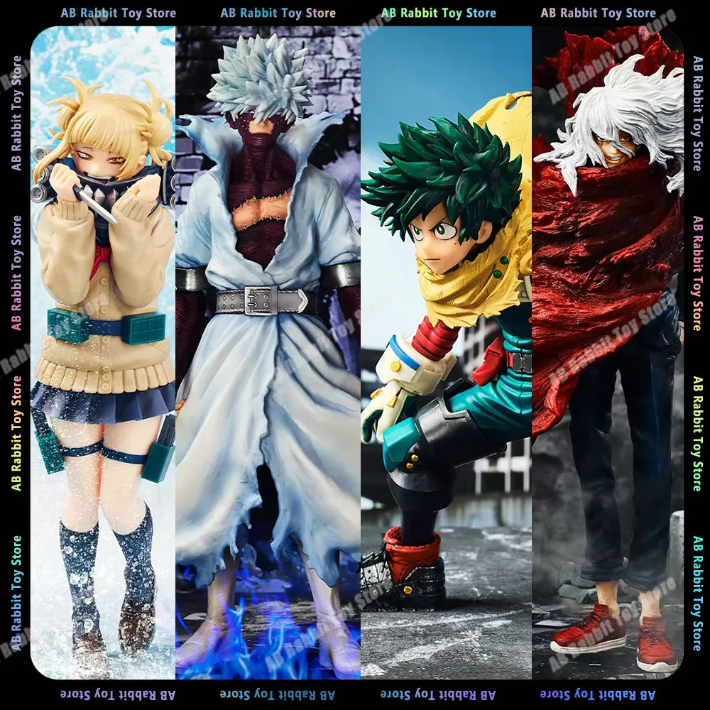 Original My Hero Academia Anime Figure Let You Down Series Action Figures Deku Cross My Body Shigaraki Tomura Statue Collect Toy