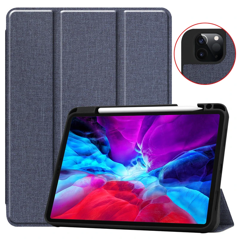 Cover For ipad pro 12.9 2020 Tablet pattern Pencil Holder Case For iPad Pro 12.9 4th gen Case with Auto sleep/Wake up 12.9''Case