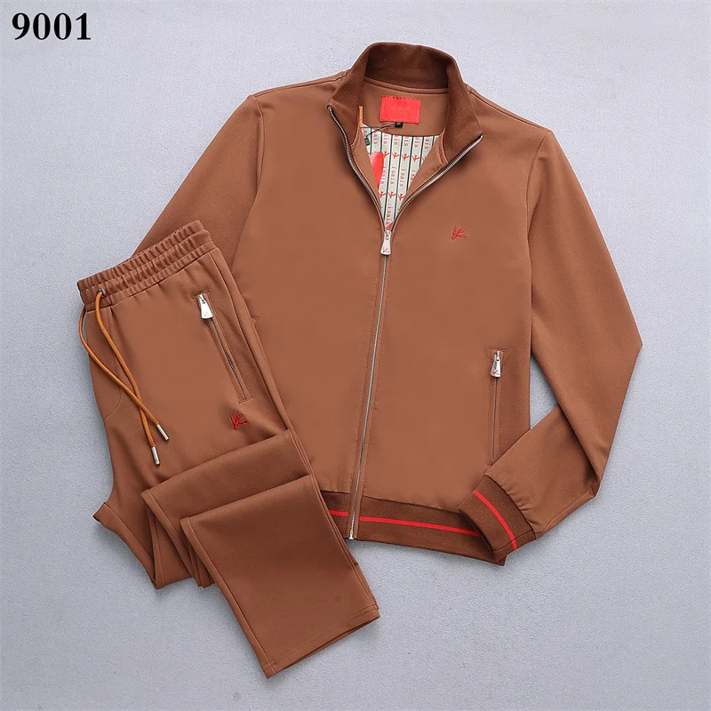 BILLIONAIRE Sportswear set cotton men 2025 autumn and winter thick sports casual zipper high-quality embroidery big size M-XXXLX