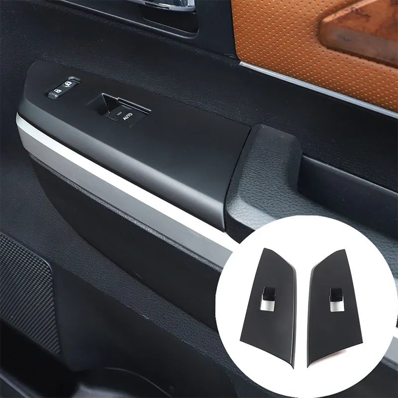 

For Toyota Tundra 2014-2021 ABS Car Glass Lifting Frame Cover Decorative Sticker Interior Modification Accessories