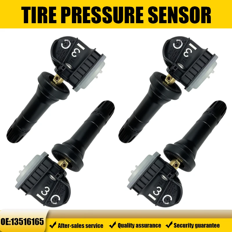 

1/4PCS 433MHZ Tire Pressure Sensor Fit For Buick Enclave,Cadillac CT6,Chevrolet Silverado,GMC Replacement for 13516165,13598773