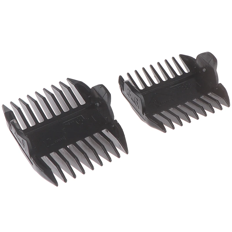 2Pcs Highquality Universal Cut Clipper Limit Comb Guide Attachment Size Barber Replacement (3mm,6mm,9mm,12mm)