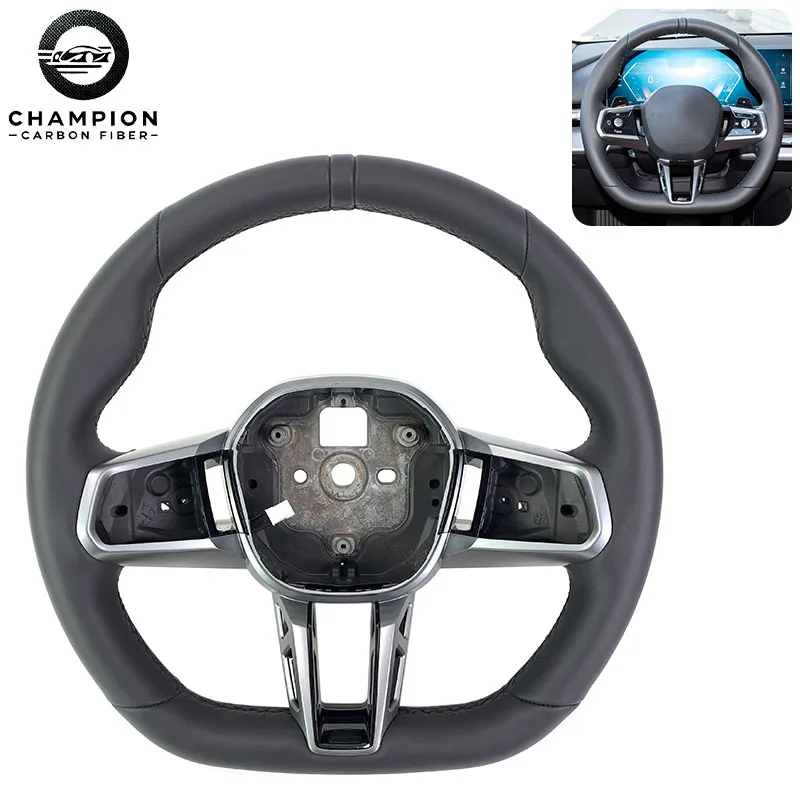 

Для BMW G12 G11 2020 2021 2022 2023 2024 кожаный руль из углеродного волокна автомобильные аксессуары для интерьера