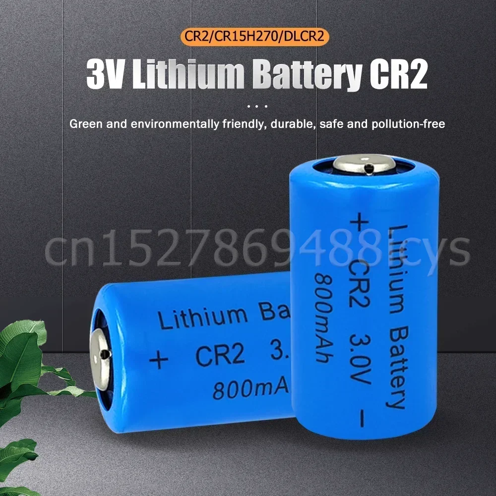 2PCS CR2 CR15H270 DLCR2 ELCR2 3V Lithium Battery For Digital Camera Photographic Device Polaroid Rangefinder Dry Primary Battery