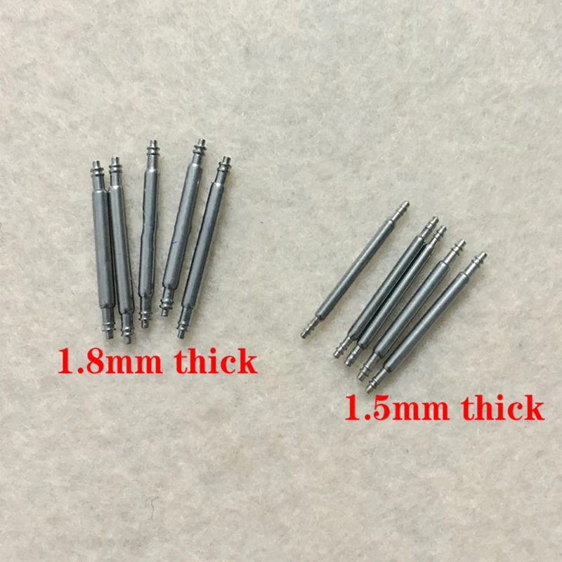 Oreja de reloj 1,5 1,8, conjunto de mezcla gruesa, eje de conexión, aguja de resorte, accesorios de reparación de columna de reloj