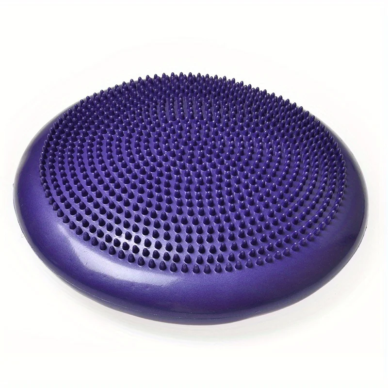 1pc Inflatable Balance Cushion, With Air Pump, Thickened Explosion-proof Soft Cushion, For Yoga Massage, Workout