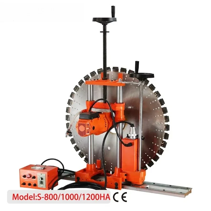 D-800FU 12360W 300-800MM Wall Groove Cutting Machine Concrete Wall Saw