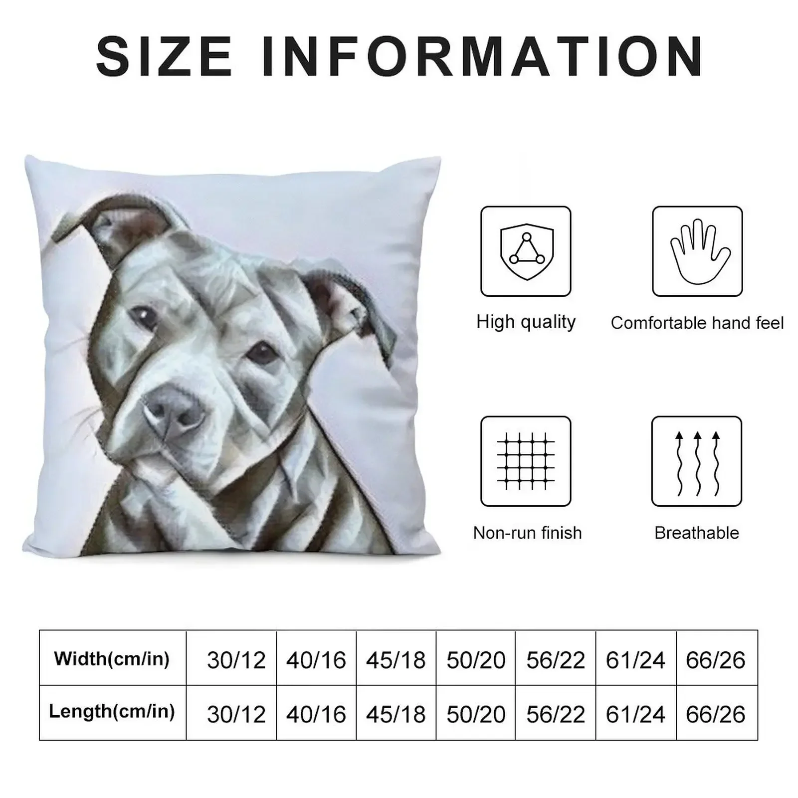 Pitbull dog lover, a beautiful design of a Blue Nose Pit Bull of this gentle loyal breed Throw Pillow