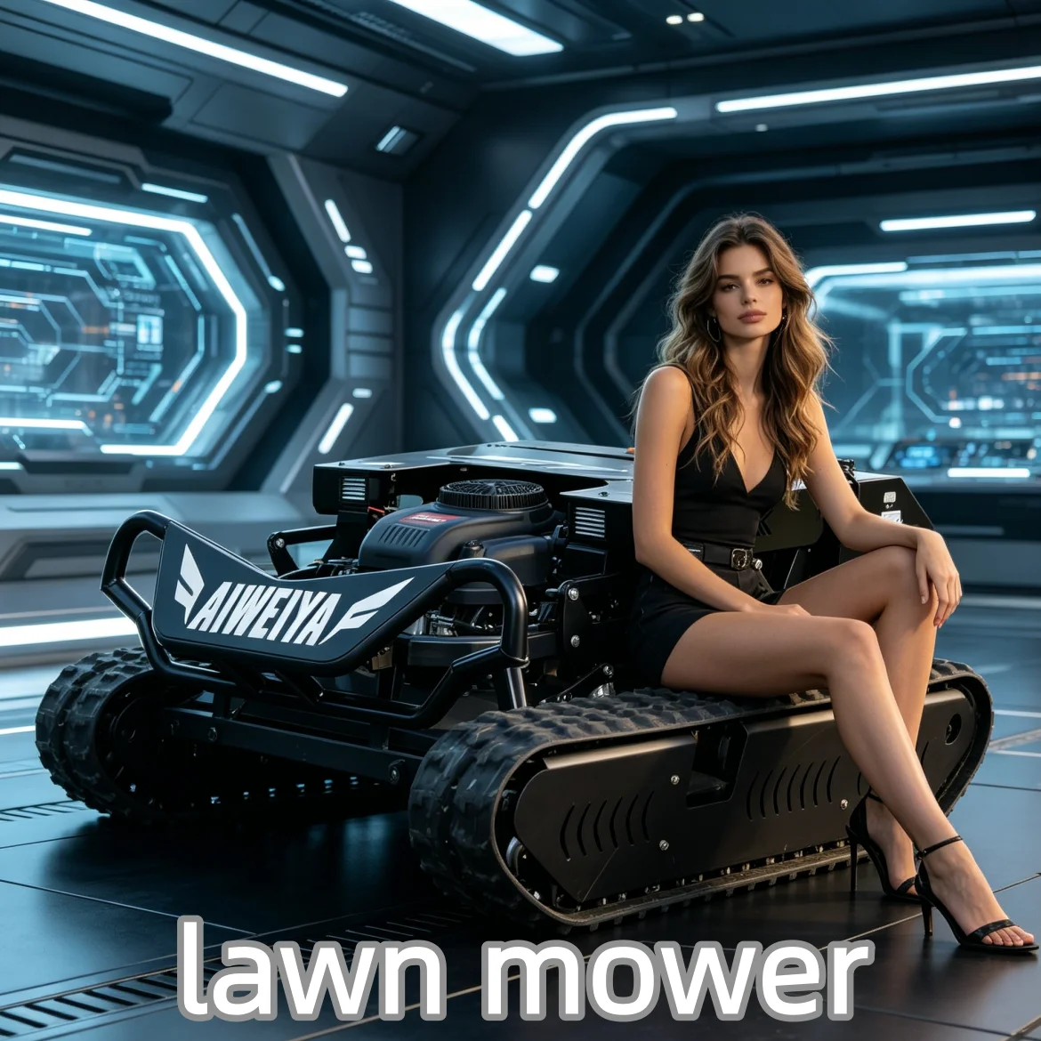 

Customized Heavy Duty RC Lawn Mower Crawler Commercial Grass Cutting Equipment CE EPA Certified