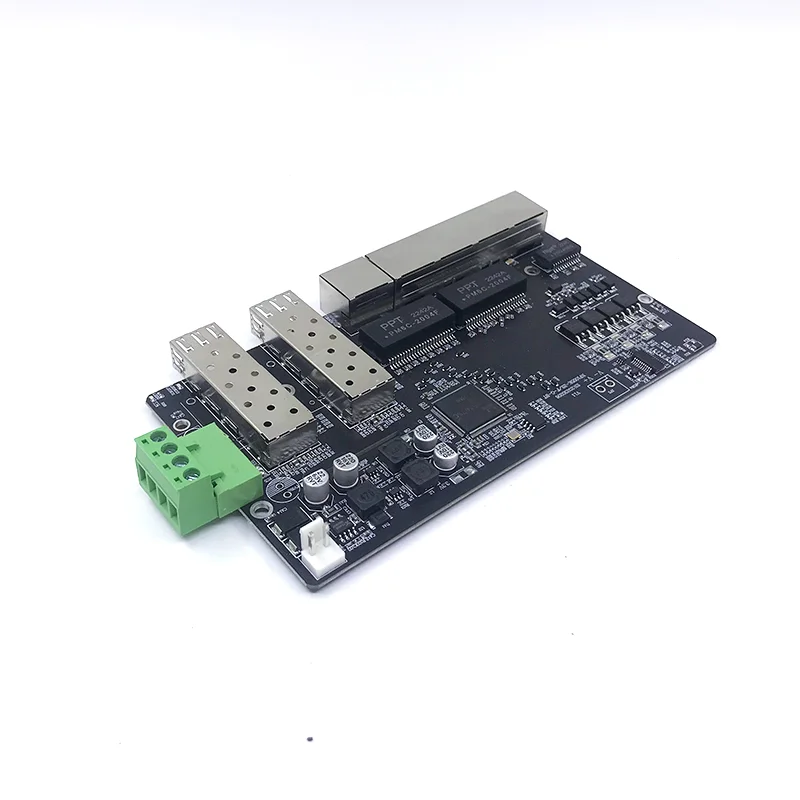 壁掛け 5 ポート 10/100/1000Mbps イーサネット PoE スイッチ ギガビット アンマネージド ネットワーク PoE スイッチ (2 SFP ポート付き)