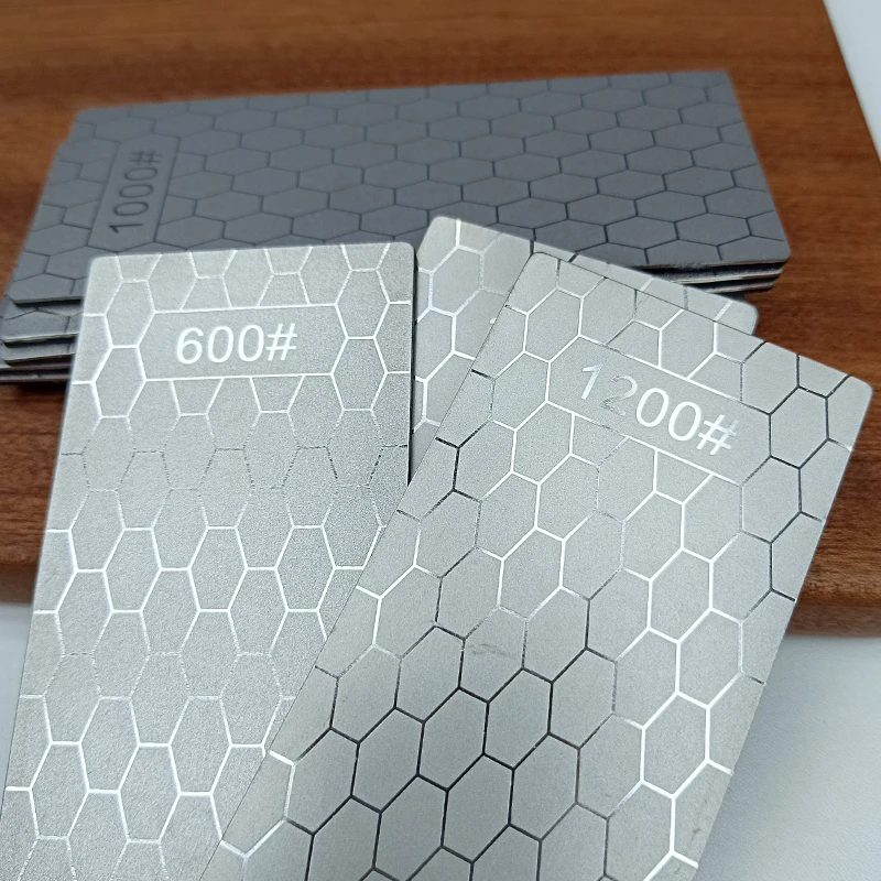 1pc Professional Diamond Knives Sharpening Stone 240#-3000# Knife Sharpener Ultra-thin Honeycomb Surface Whetstone Tool