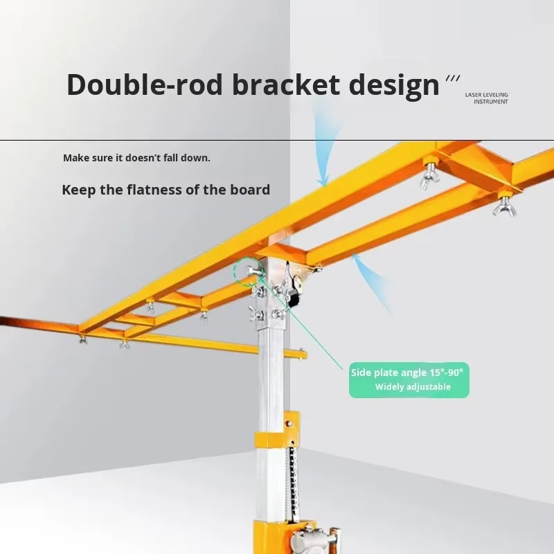 Gypsum Board Ceiling Lifter Fixed Bracket Drywall Wall Cabinet Installation Assistant Portable Construction Auxiliary Hand Tool view 3