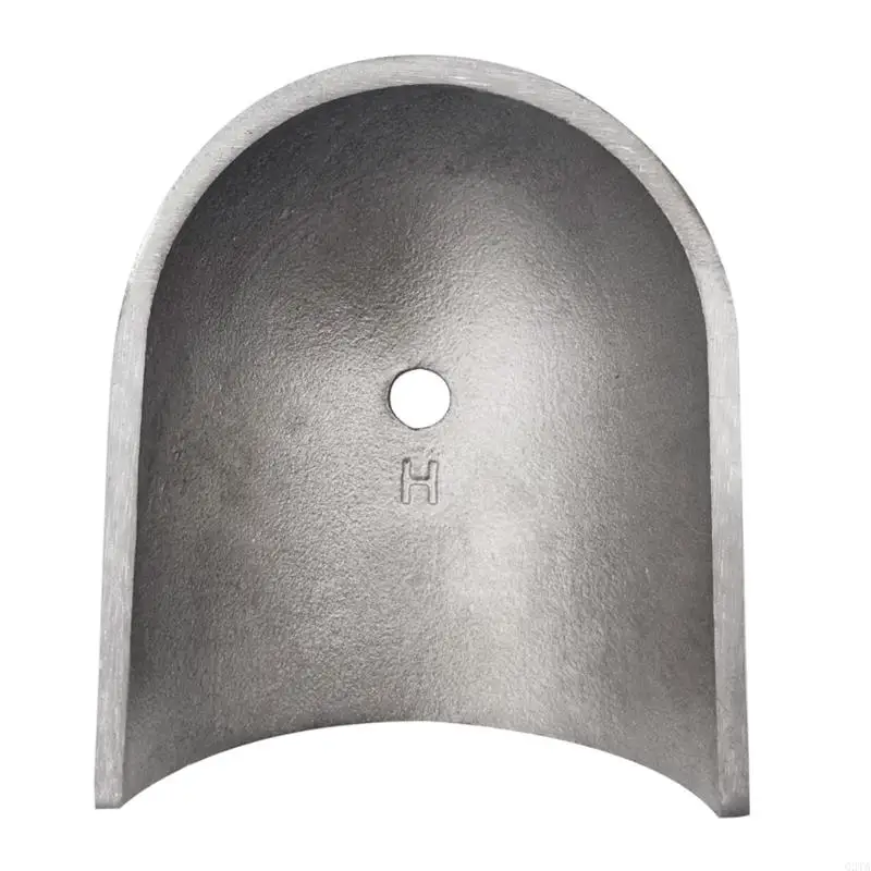 Rounded Marine Trim End Cover in Stainless Steel for Boat Use