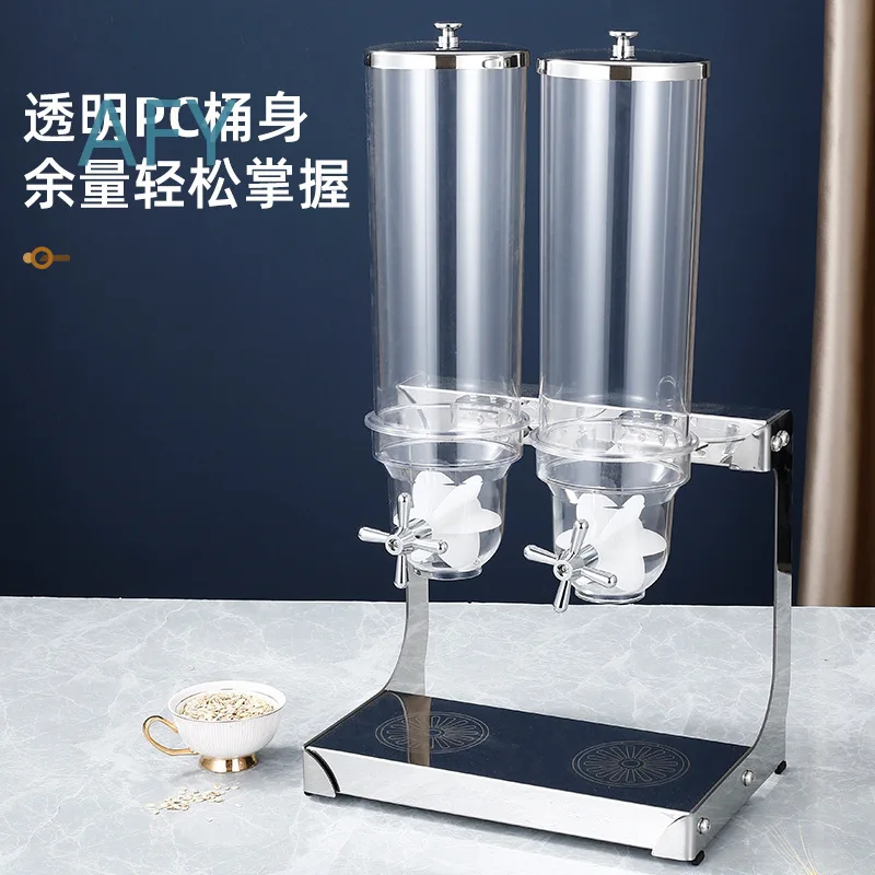 Stainless Steel Grain Distribution Machine Dried Fruit Separator Buffet Grain Tank Hotel Restaurant Cereal