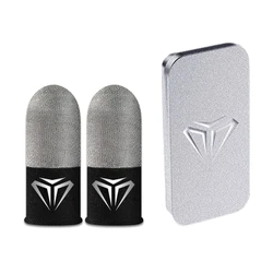 Slim Fingertip Gloves For Gamers Sweatproof Tear Resistant Touch Screen Finger Sleeve Fingertip Cover With Storage Case