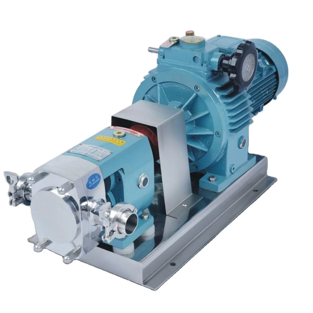 Food Grade Stainless Steel SS304 Adjustable Flow Rate High Viscosity Honey Pump with Heat Jacket for Food Processing