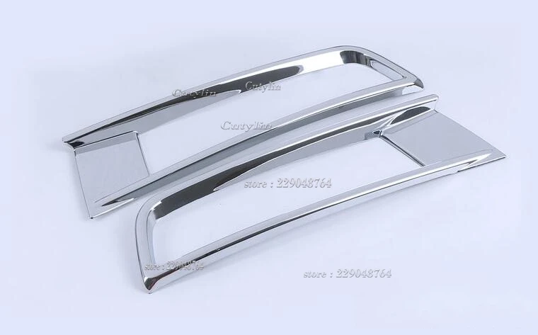 For Volkswagen Touran 2016 2017 2018 2019 ABS Chrome Front Foglight Fog Light Cover Trim Car Foglamp Bezel Exterior Accessories
