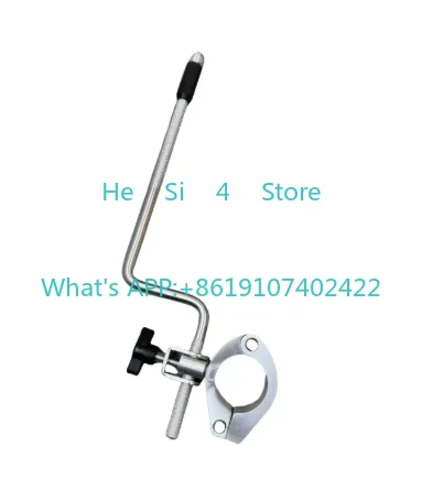 All-in-One Drum Mount: Tom Cymbal Holder & Bass Drum Mic Clip, Easy to Install Multi-Functional Drum Hardware Accessories