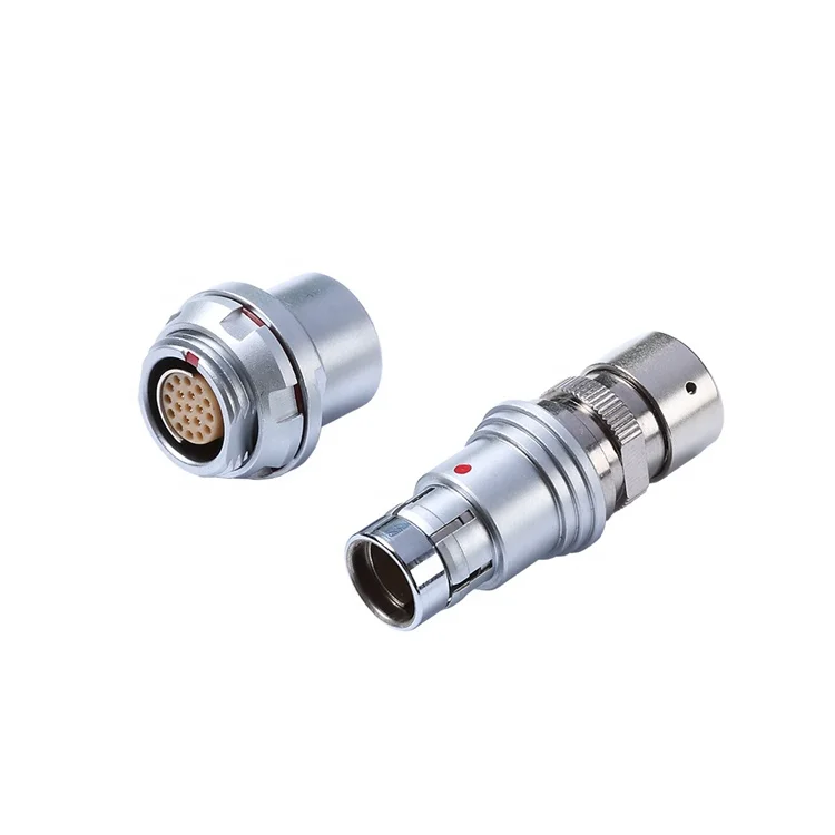 IP68 mini adapter waterproof connector metal shell underwater connectors