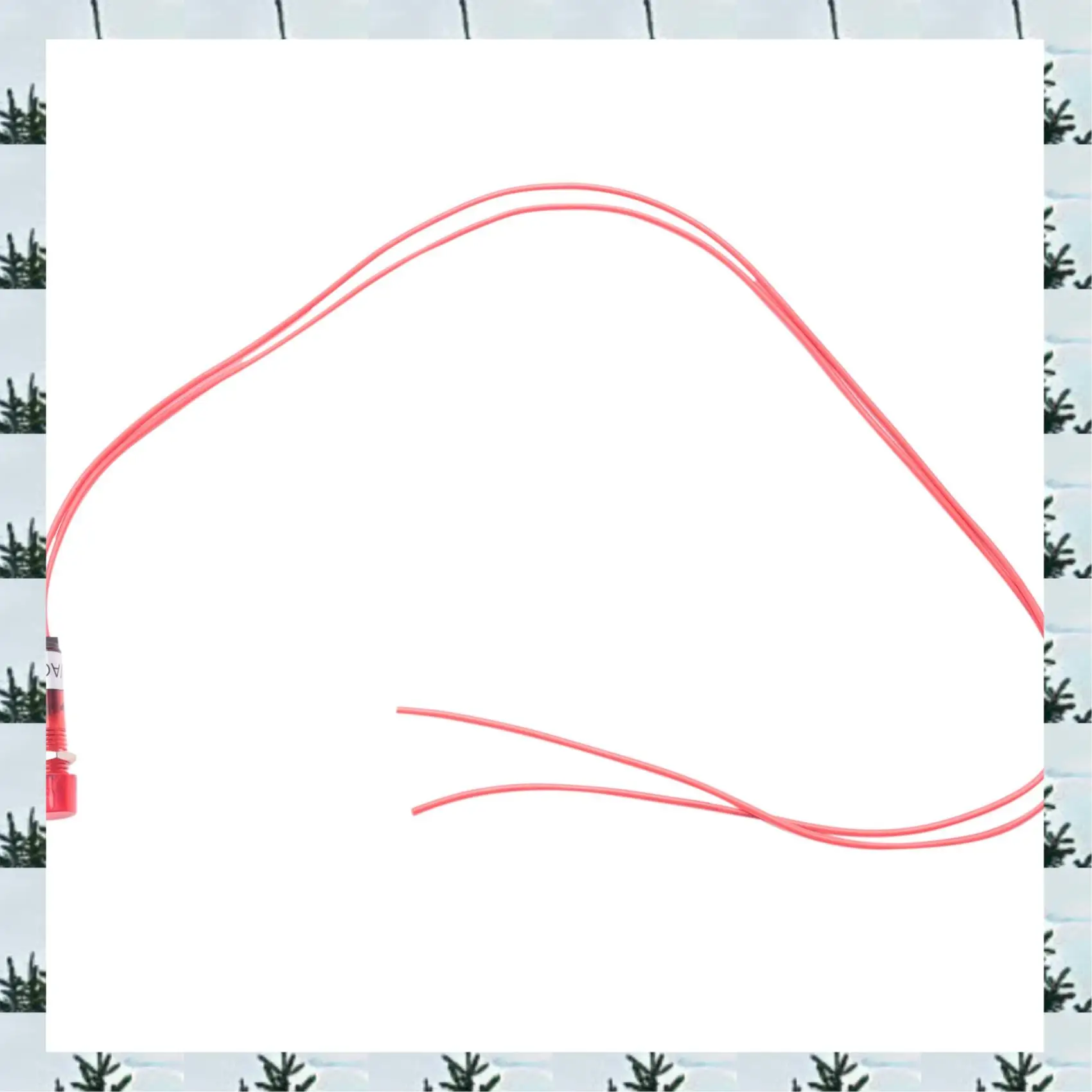 

ABLG 4X Неоновый индикатор Пилотная сигнальная лампа Красный свет AC 250 В W2 Провода