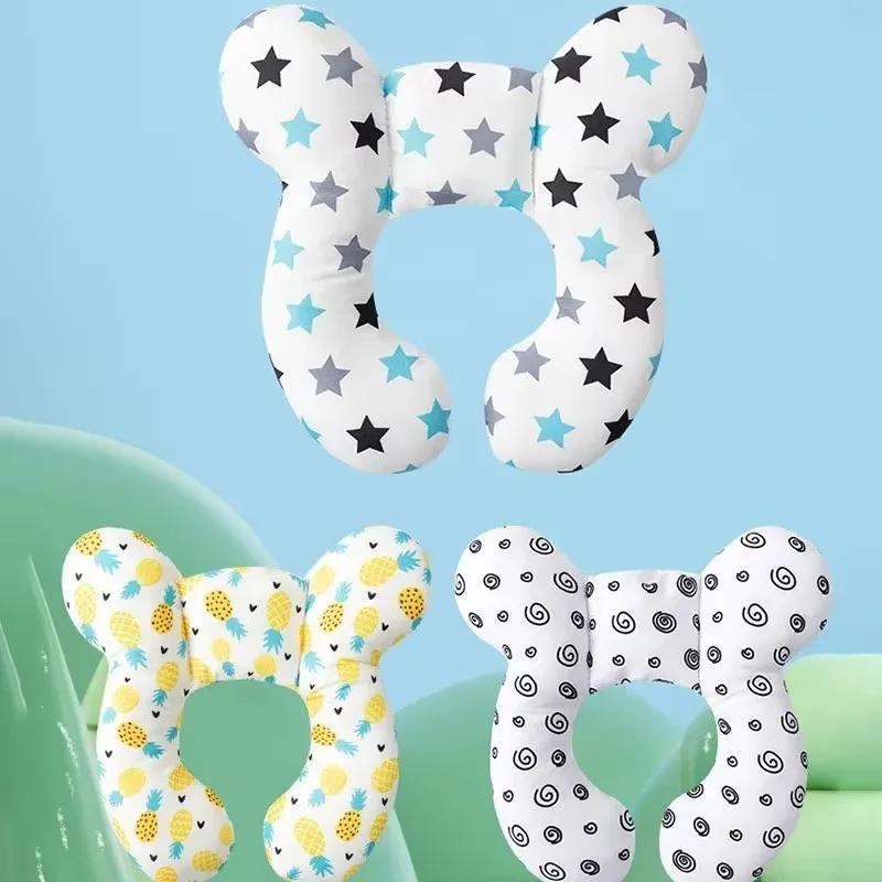 New Baby Pillow Protective Travel Car Seat Head Neck Support Pillows Newborn Children U Shape Headrest Toddler Cushion 0-3 Years