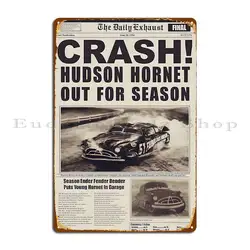 Crash Hudson Legend Hornet Poster Obiaadylej Metal Plaque Printing Bar Party Cinema Create Tin Sign Poster