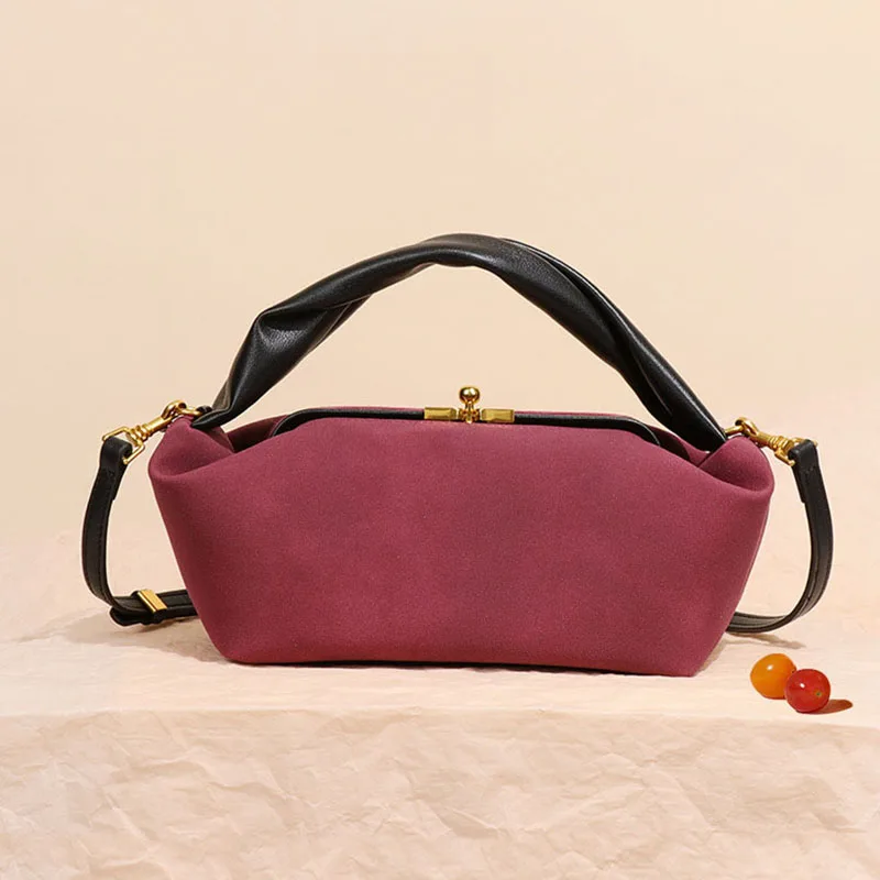 

Женская сумка через плечо из мягкого бархата с замком, большая вместимость, новая, универсальная, модная, для повседневных поездок