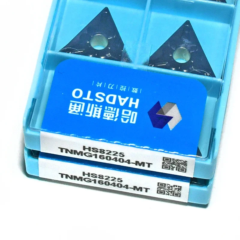 

10 шт. Оригинальные твердосплавные пластины HADSTO TNMG160404-MT TNMG160408-MT TNMG160412-MT HS8225 для токарной обработки стали на станках с ЧПУ