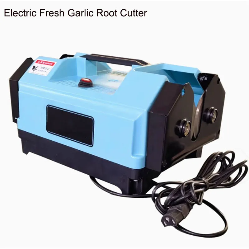 Electric Fresh Garlic Root Cutting Machine Garlic Stem Cutter Onion Leaf And Root Cutting Machine Garlic Stem Cutting