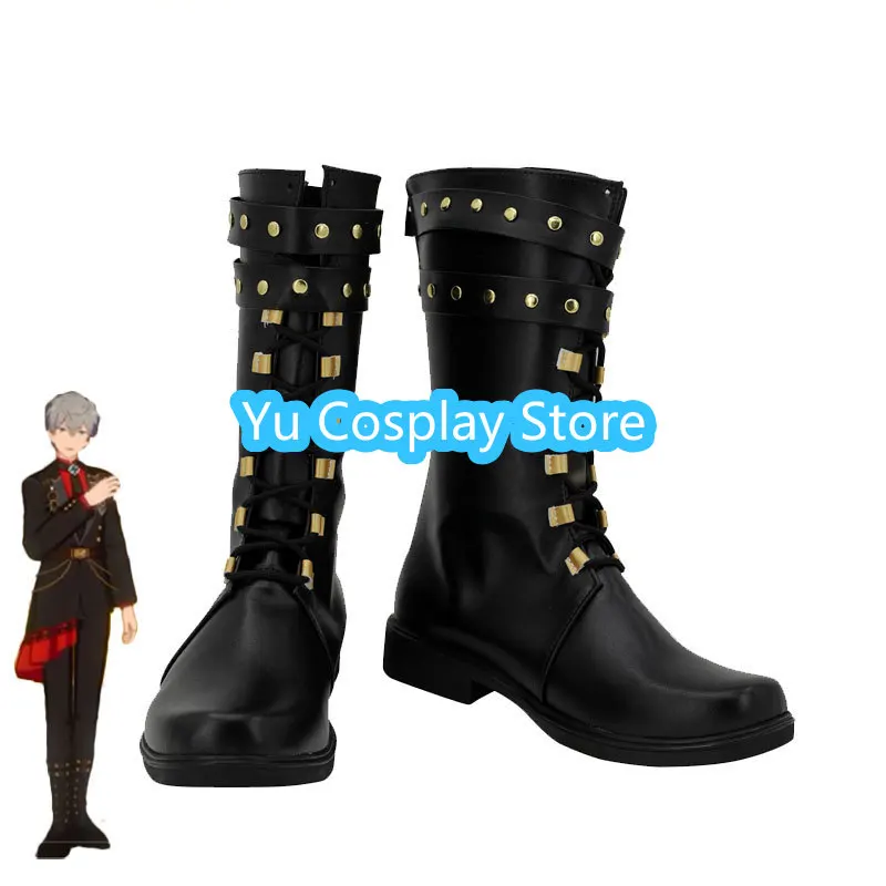 ensemble-de-jeu-stars-sena-izumi-cosplay-shoes-pu-leather-halloween-carnival-boots-prop-btmade