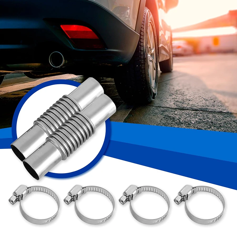 1 Pair Diesel Stainless Steel 24mm Parking Air Heater Exhaust Pipe Tube Elbow Connector 4 Clamps Webasto Eberspacher Boat Heater view 5